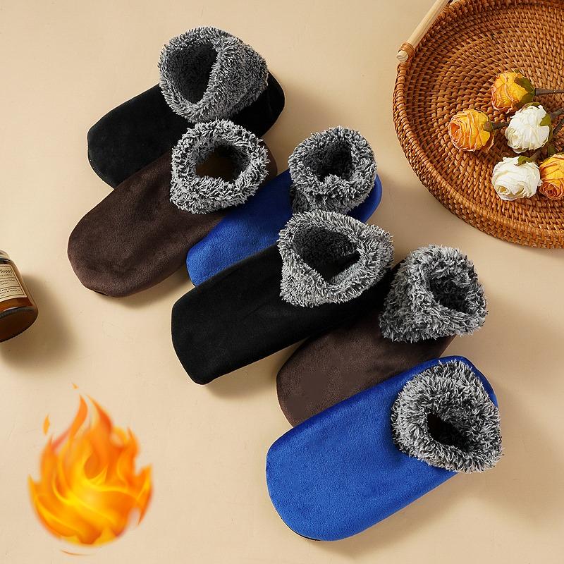 Warme flauschige Socken-Hausschuhe für Frauen Erwachsene Hohe Socken für den Boden Verdickte bequeme warme Socken für den Heimgebrauch