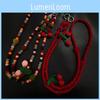 Vintage Pvc Cherry Bead Phone Lanyard With Anti Fall Design For Men And Women