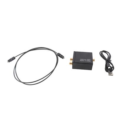 Digital To Analog Audio Converter Audio Switch Box Optical To RCA AV Switcher Selector Box Coaxial Toslink