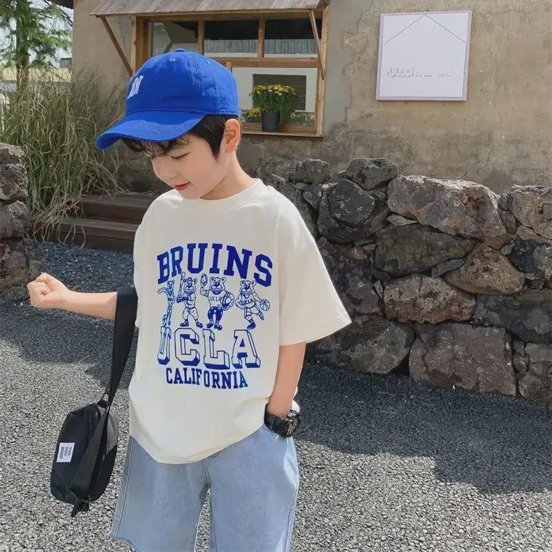 Children's Short-Sleeved T-Shirt: Stylish Boys' Summer 2022 Korean-Style Top