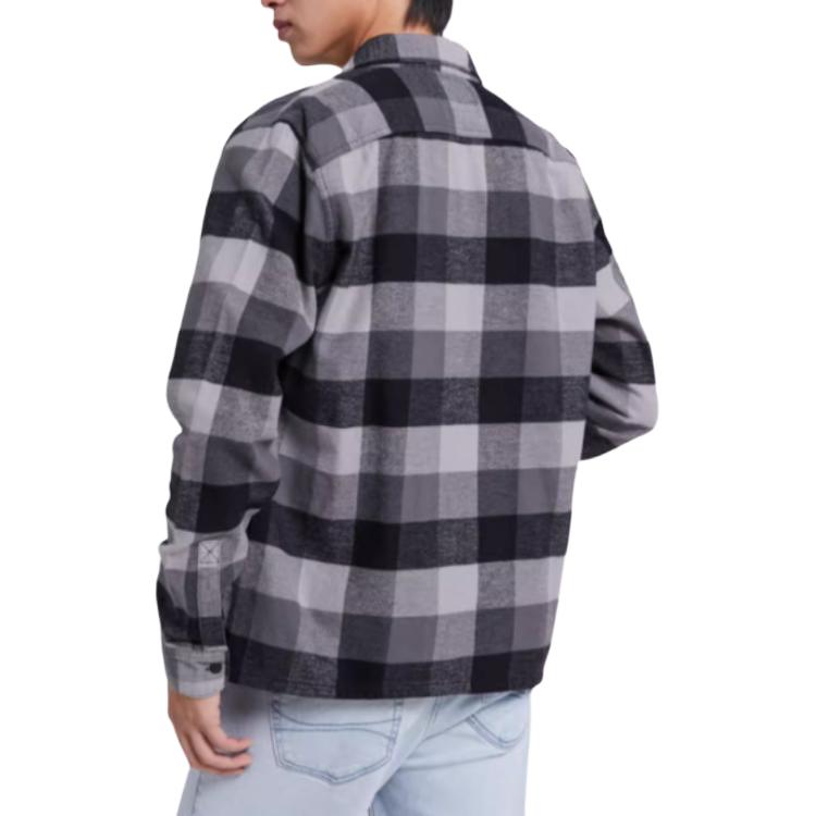 Hollister Shirt Men's Gray Plaid 325-259-2622-128