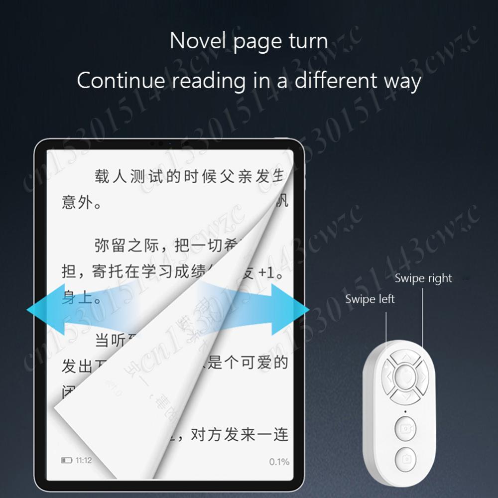 7 Buttons Remote Controller Wireless Phone Selfie Photo Shutter Bluetooth-Compatible Smart Remote Page Turner for Tiktok Video