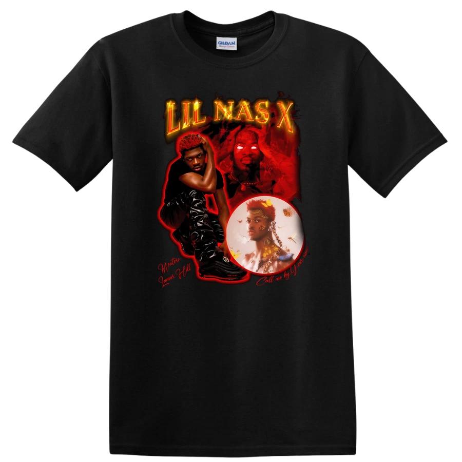 Lil Nas X Graphic T Shirt Music Fan Art Vintage Style Tee for Concerts M