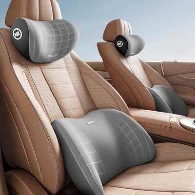 Appui-tête de voiture en mousse à mémoire de forme, coussin lombaire, fournitures de véhicule, oreiller de soutien lombaire, coussin lombaire de voiture pour soulager la fatigue, appui-tête de bureau