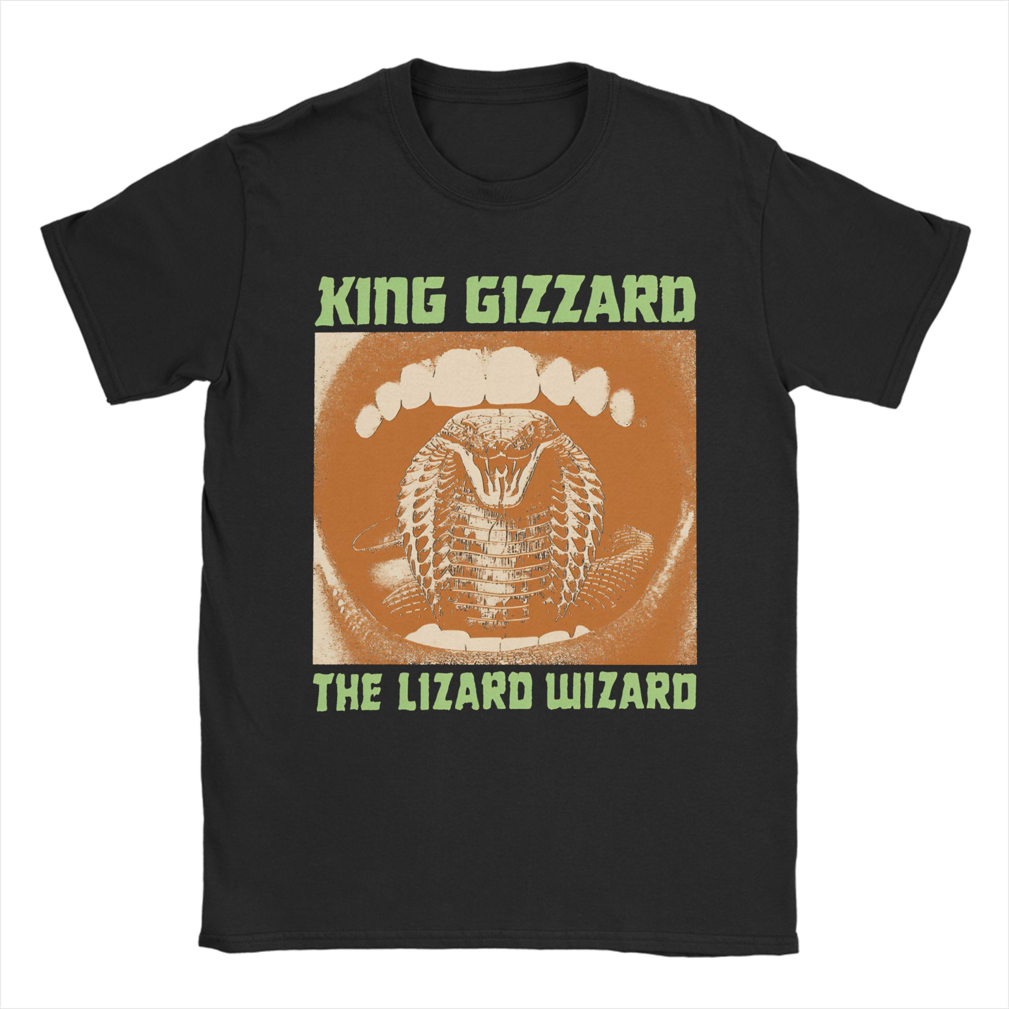 

Printed This is King Gizzard & Lizards Wizard T Shirt For Unisex Cotton T-shirts Short Sleeve Tops 4XL