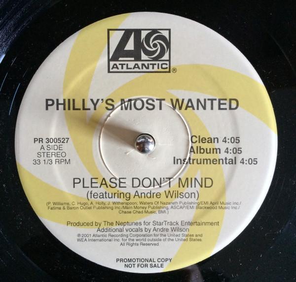 12inch Record PHILLY'S MOST WANTED - Please Don't Mind / Cross The Borde PR300527 Atlantic 2001 US Rap & Hip-Hop/R&B Used