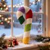 Candy Cane Pillow Home Decor Plush Christmas Cushion Colorful Throw Pillow For Kids Adults Sofa Couch Bed Living Room Bedroom