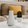 Multifunctional Leaf Design Vase Ornament Silicone Mold For Crafting Custom Vases Using Resin Or Concrete Materials