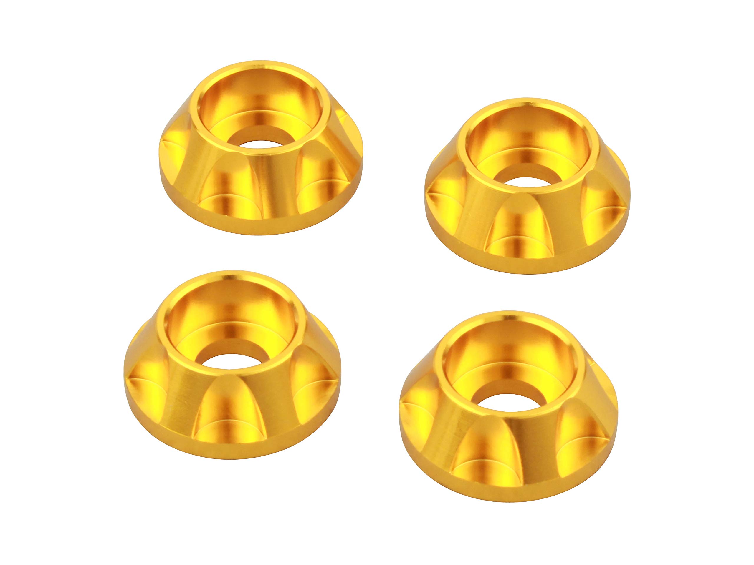 

POSH FAITH Мотоциклетные аксессуары Держатель крышки типа НАСА для M6, Золотой, 004086-04 золотой