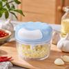 Manual Pull String Garlic, Kitchen Garlic Masher and Mincer Tool for Home Cooking