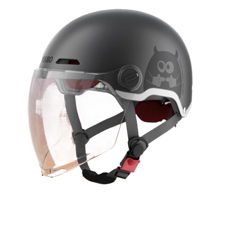 Electric Car Helmet Couple Four Seasons Universal Battery Motorcycle Men's Half Helmet Helmet