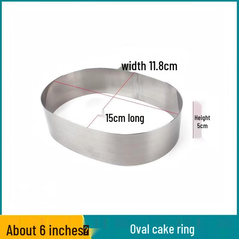 Dirien Thickened Stainless Steel Oval Mousse Ring