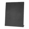 Magnetic Bulletin Board Black Magnetic Metal Tabletop Memo Display Board for Home School Kitchen  