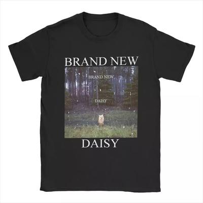 Brandneues Bandalbum Brandneues Gänseblümchen Schwarzes T-Shirt Volle Größe S-5XL
