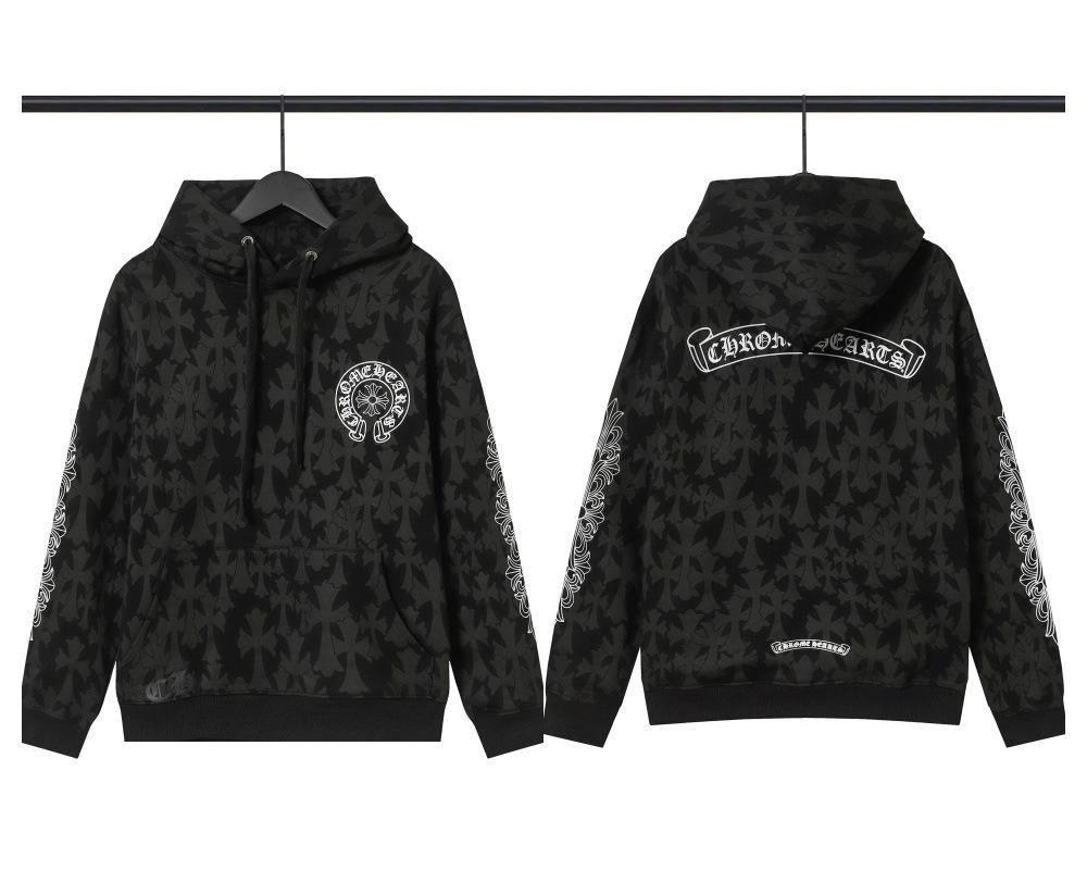 24 Kreuz Hochwertiges Unisex Kapuzenpullover - Herbst/Winter Trendige Amerikanische Marke
