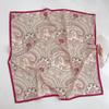 100% Silk Crepe Square Scarf Women Fashion Office Decorative Lace Neckerchief