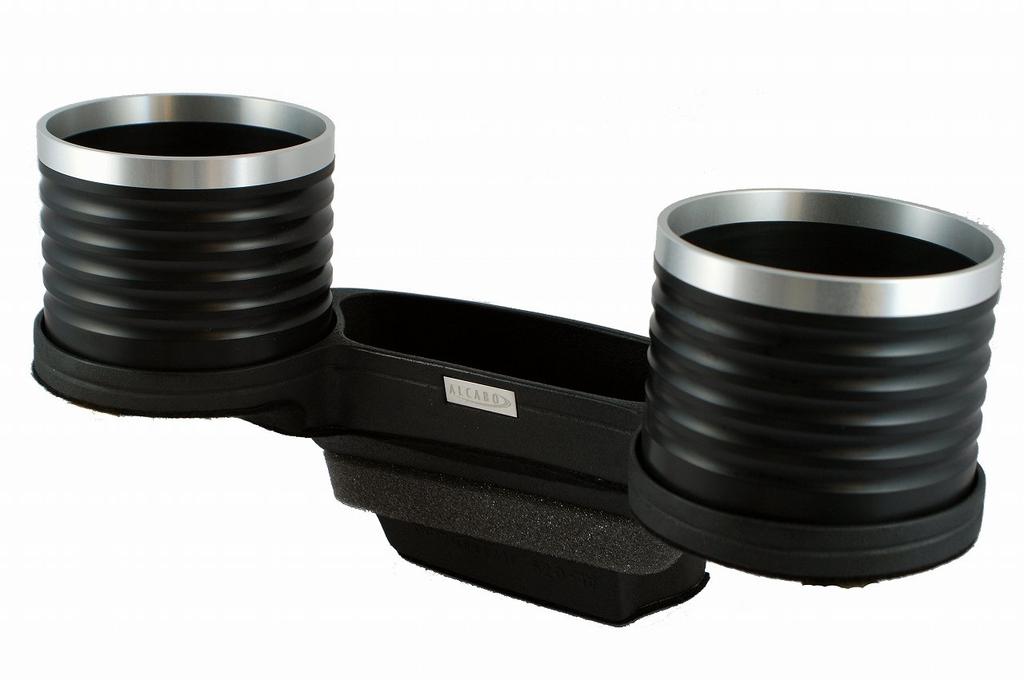 ALCABO Drink & Pocket Holder, Black with Ring Cup (AL-079BS) for BMW Z4 Series (E85/E86)