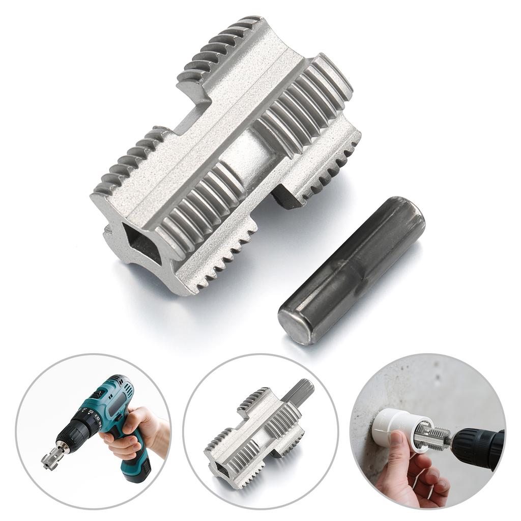 Narzędzie do gwintowania rur PVC Mocna wiertarka elektryczna Zmodyfikowana gwintownica do rur wodnych, odpowiednia do ulepszania obróbki gwintów