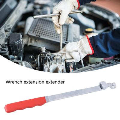 Clé à molette réglable, rallonge de 389 mm, levier d'alimentation avec poignée souple et confortable pour améliorer les effets de levier