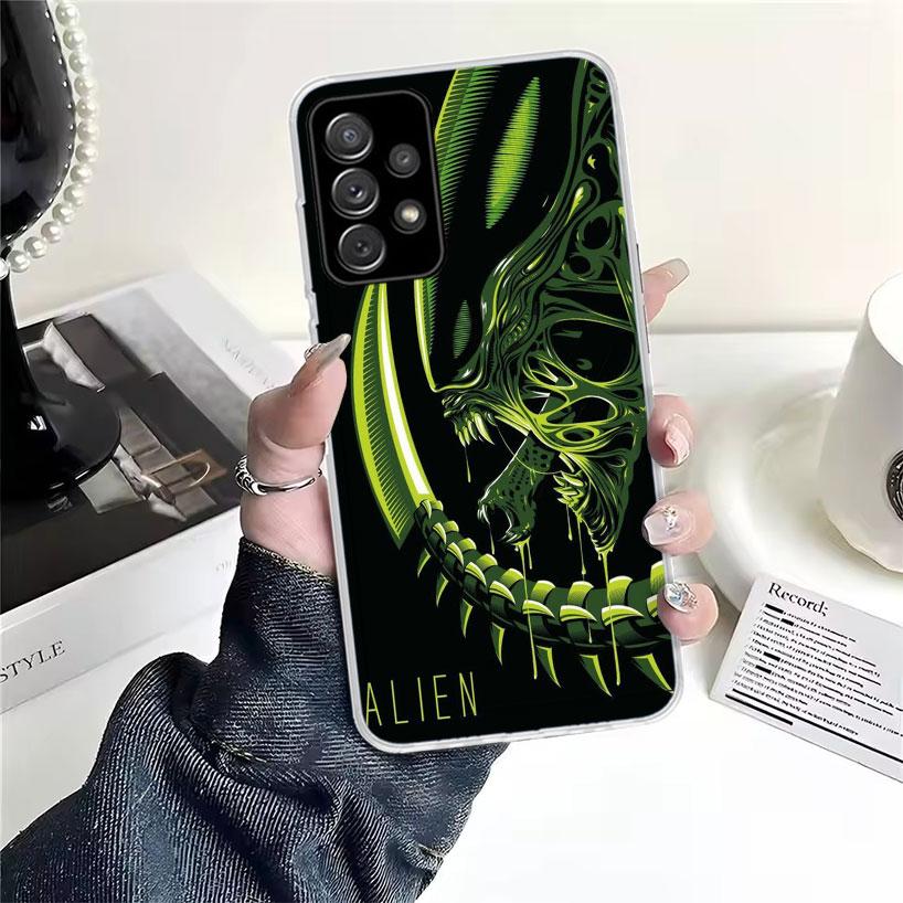 Cool A-Alien X-Xenomorph For Samsung Galaxy A52S A42 A32 A22 A12 A02S A51 A50S Phone Case A41 A31 A21S A30S A20S A20E A70 A71 A4