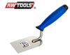 Awtools Glättkelle für Stuckateure Rostfrei Schaufelform 100mm Gummigriff