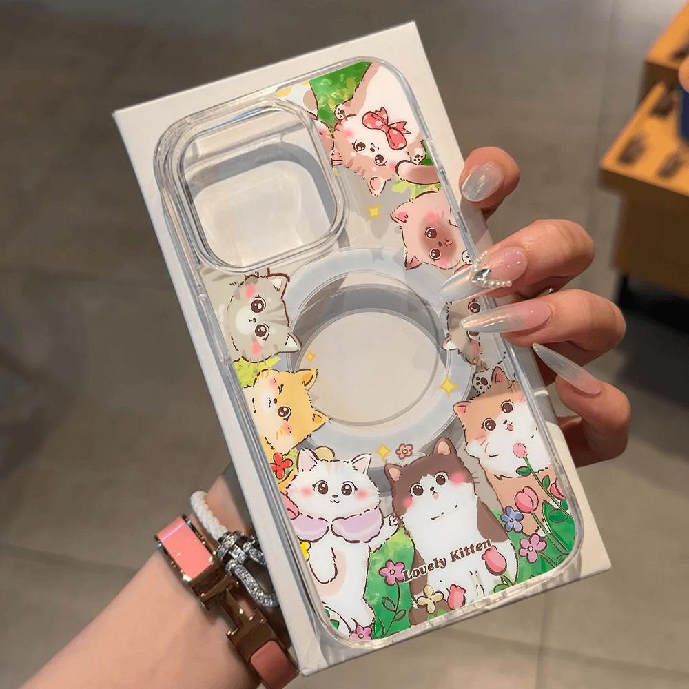 Magnetic Phone Case for iPhone 11 12 13 iPhone 13 14 15 Pro 15 16 Pro Max Samsung A15 A16 A25 A26 A55 A56 S25 S24 S22 S23 Ultra S25 Edge