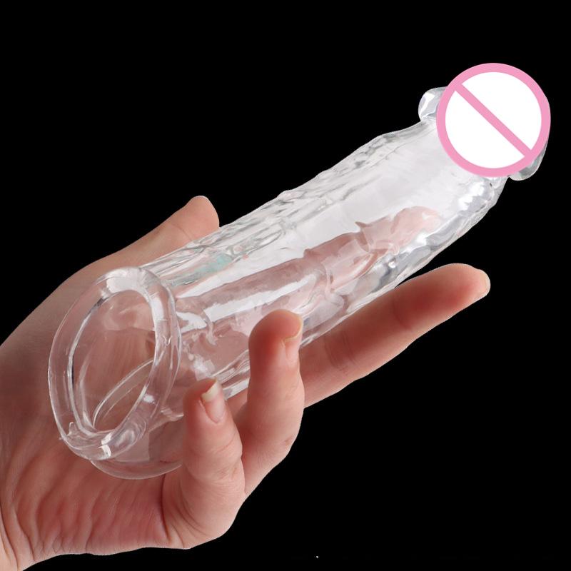 Opakovaně použitelný návlek na penis, prodlužovač, kroužky na penis, oddalování ejakulace, kondomy na penis, silikonový kryt žaludu, zvětšení, sexuální hračky pro muže