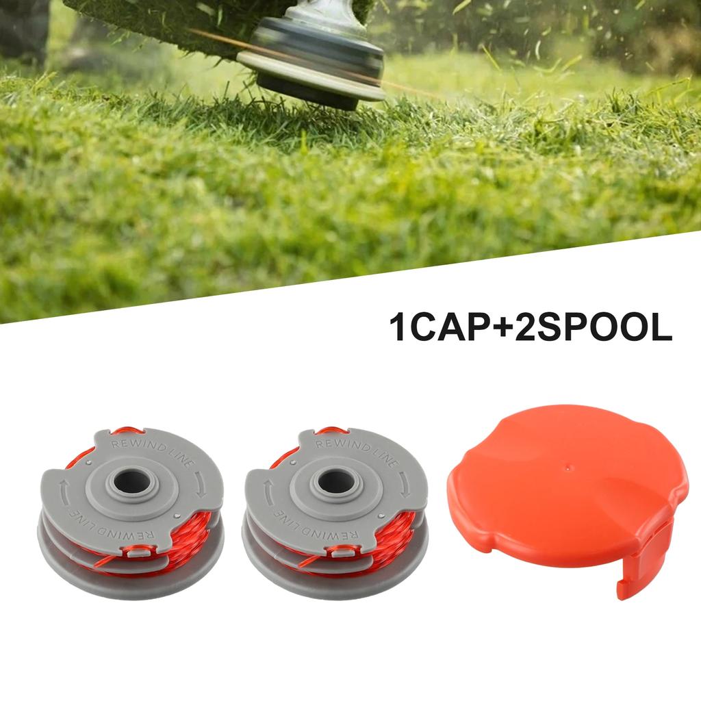 1pc Trimmer Spool & Line For Flymo Contour 500 Power Plus 500 & 500XT For Cordless Grass Lawn Trimmer Accessories