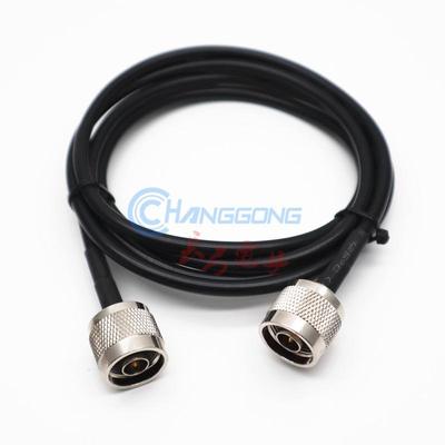 Longbow N Male-to-Male Connector Adapter Cable with Internal Thread and Pin, RG223