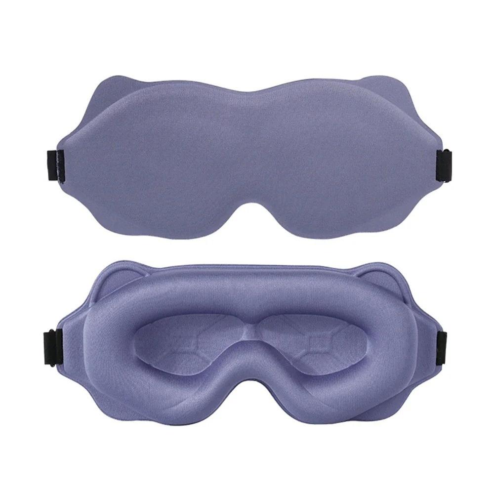 Travel 3D Sleeping Mask Block Out Light Soft Padded Sleep Mask 3D Contoured Eye Shade Sleeping Aid Face Eyepatch for Men Women