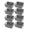 Wide Access Plastic Storage Basket With Carry Handles, Perforated Basket Bin for Living Room, Bedroom and Desk Use