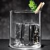 Classical Whiskey Glass Cups Japanese Style Cocktail Glasses Cups Ultra-thin Carved Glass Cup Simple Colin Cup Kitchen Accessory