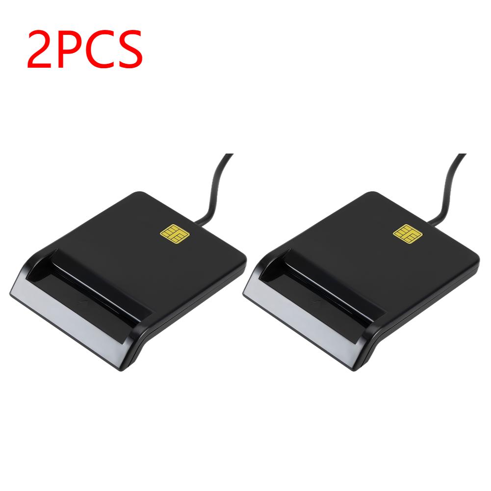 1-5Pcs USB Smart Card Reader Stable Operation Reliable Simplicity for DNIE ATM CAC IC ID SIM Card Cloner Connector Windows