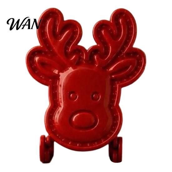 Plastic Dough Press Christmas Hand Pie Mold, Pastry Baking Gifts for Enthusiasts Neatly Cut Cookie Cutters DIY Holiday Treats Stamps