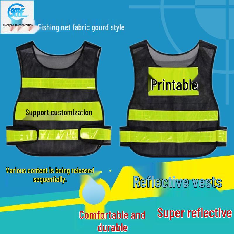 Reflective Safety Vest for Construction, Sanitation, and Cycling