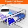 Drink Organizer For Fridge Automatic Beverage Organizer Soda Can Organizer Rack Stainless Steel Can Storage Holder For