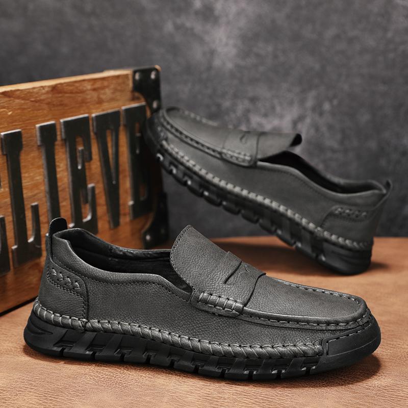 Leather Shoes Casual Business Shoes for Men Dress Sneakers Tenis De Hombre Moccasins Mokasin Tenis Caballero Designer