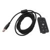 USB Sound Card USB To 3.5mm Jack Audio Adapter, Virtual 7.1 Surround Sound, for Cloud II USB Adapter