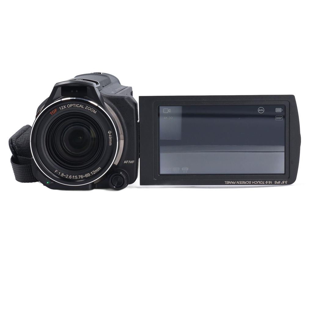 5K 30FPS Video Camera Camcorder 12X Optical Zoom 3.5inch Rotatable Touchscreen WDR Antishake Digital Video Camera DV