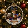 Festival Celebration Supplies Ocean Themed Christmas Ornaments, Lighthouse/Wreath/Santa Claus/Xmas Tree/Snowman/Deer Hanging Acrylic Ornaments