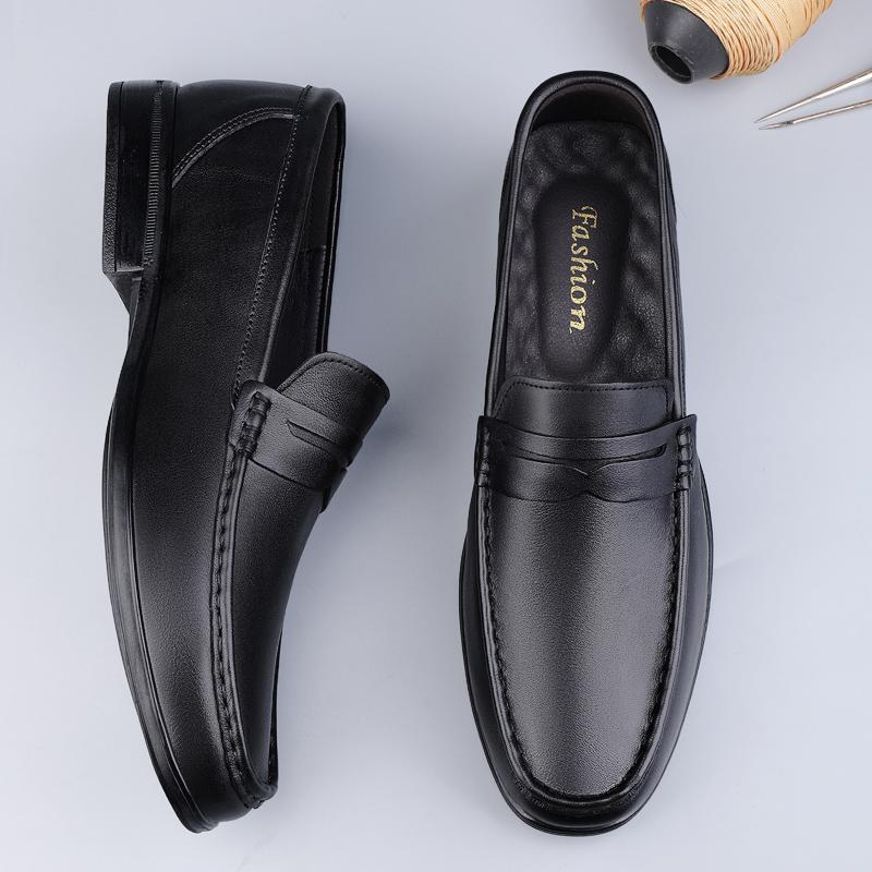 Pánské mokasíny z pravé kůže Luxusní značka Nazouvací boty Vysoká kvalita Ležérní obuv Venkovní Pánské mokasíny Univerzální Řidičské ploché boty
