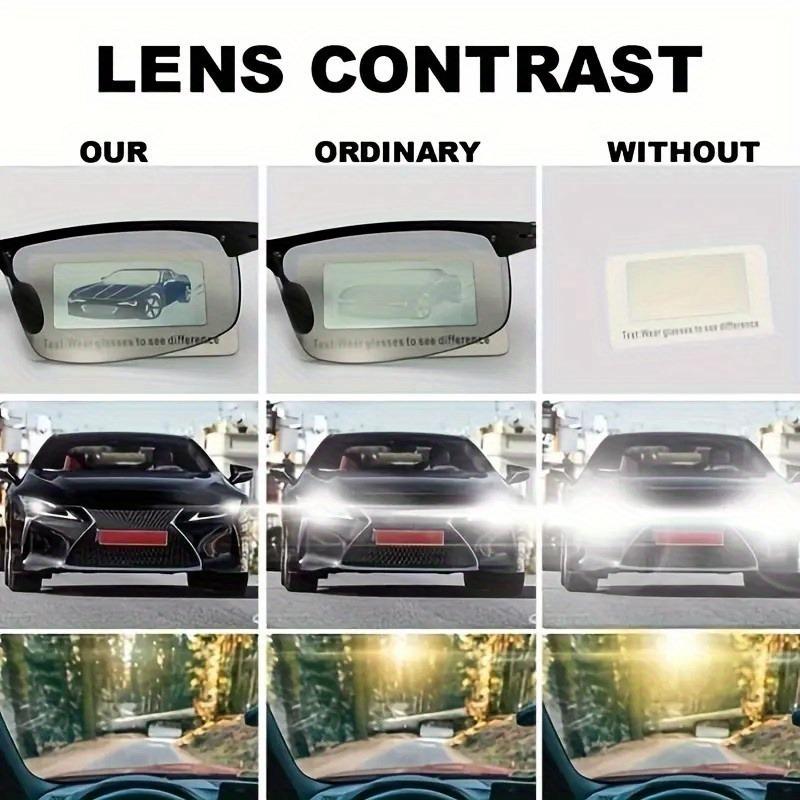 3pcs Men's Sunglasses Night Vision Goggles Men's Driving Night Driver Mirror Night Lens Women's Sunglasses Fashion Acce