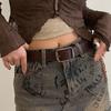 Belt Women's Versatile New Decorative Jeans Versatile Wide Belt Design Belt