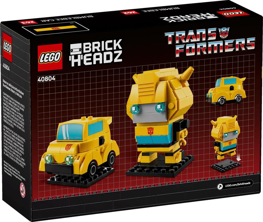 lego brickheads bumblebee 40804