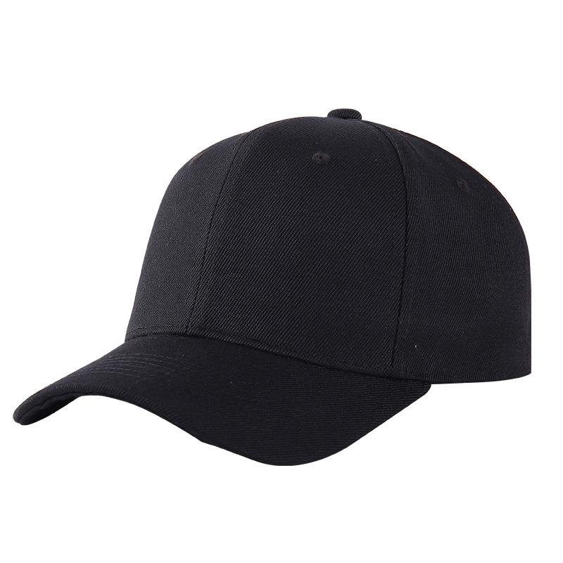 Special Custom logo High Quality Baseball Hats Cotton Embroidery Printing logo Peaked Hats 53-60cm чёрный