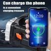 Multi-function Flashlight USB Solar Charging Dual-Purpose Lighting COB Work Light for Hurricane Emergency Hiking Camping