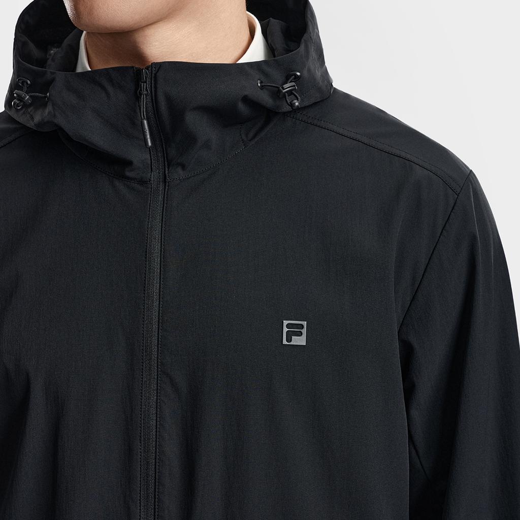 FILA Fitness Series Simple Sports Training Casual Hooded Jacket Men jackets Black A51M611701FBK