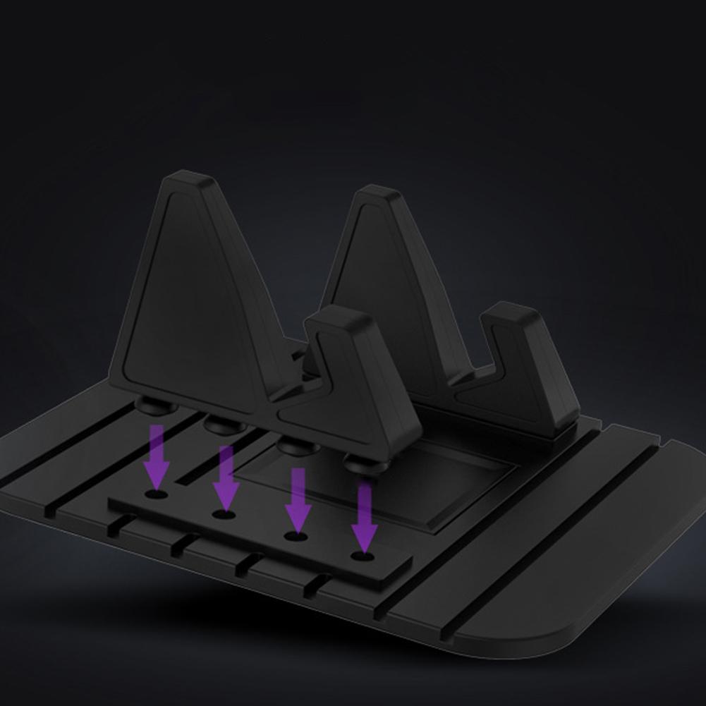 Car Holder Mat Anti Slip Mat Car Dashboard Rubber Mount Holder Pad