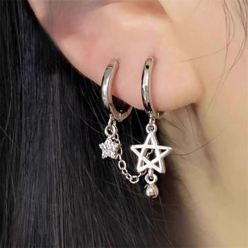 1PC/Set Trendy Pooch Paw Zircon Butterfly Ear Bone Studs; Luxe New Fashion Earring for Women Y2K Jewelry Present