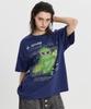 HOODHOOD Spray Alien Kurzarm-T-Shirt Marine